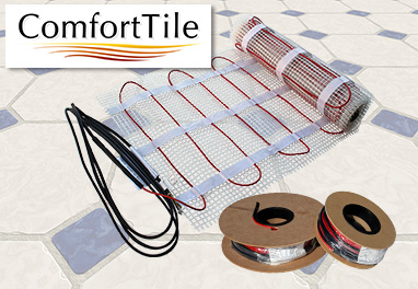 ComfortTile floor heating system.