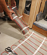 Turn the heating mat.